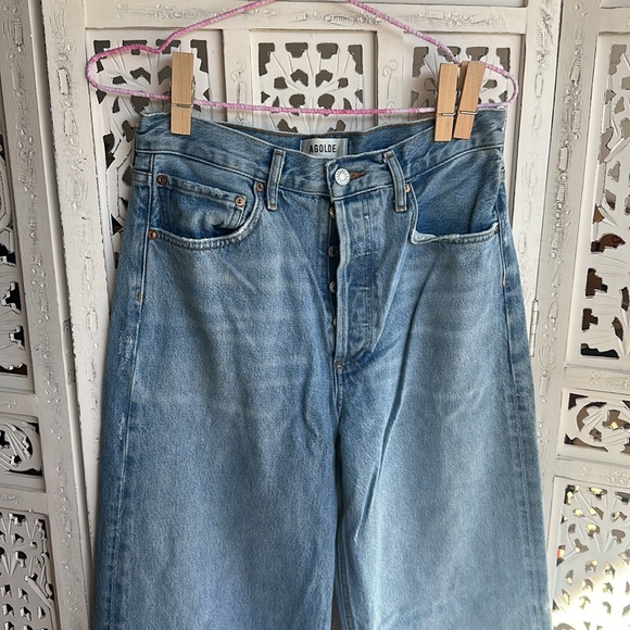 NWOT AGOLDE same high rise wide leg jeans - Picture 3 of 5